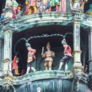 München mit Kindern: Glockenspiel am Rathaus