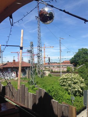 Stadtführung Schlachthof München: Blick von der Alten Utting