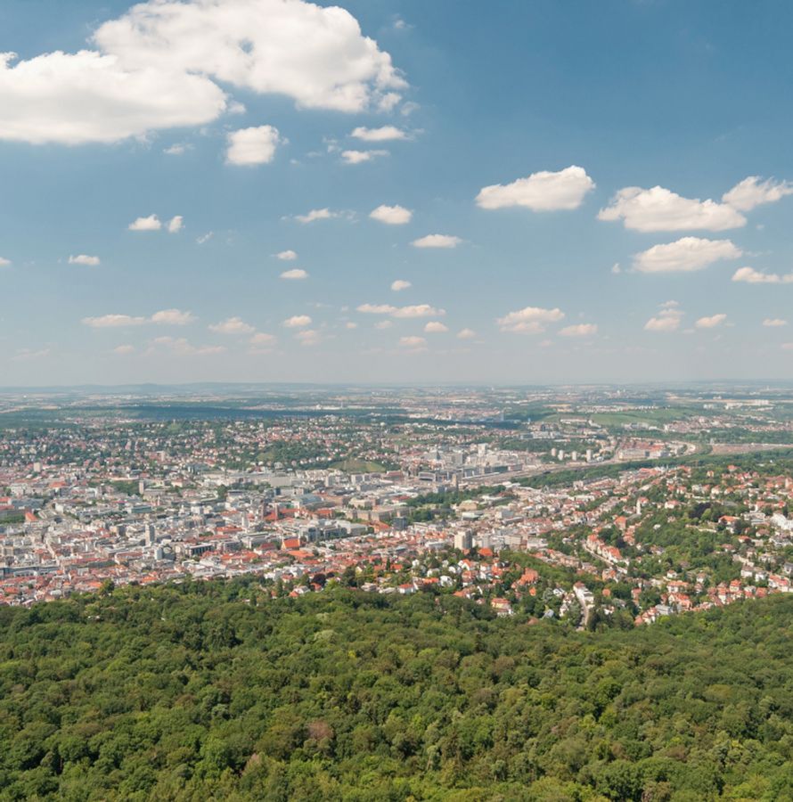 Stadttour Stuttgart: Blick auf die Stadt